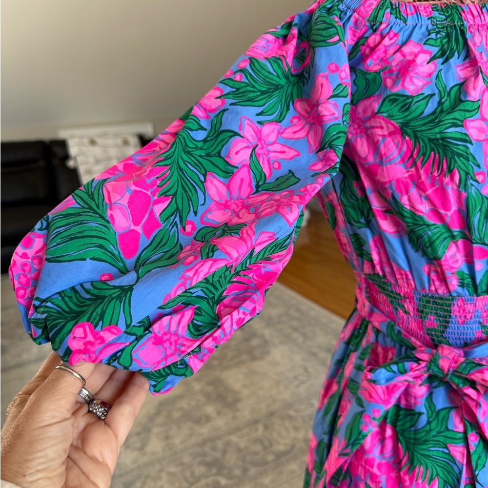 Lilly Pulitzer NWT Floral Dress - Picture 6 of 7